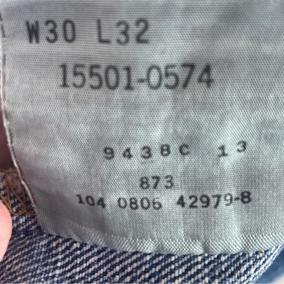 Classic Vintage Levi’s 501 Original Button Fly Mom Jeans 100% Cotton W30 x L32 - Picture 14 of 16